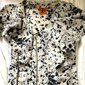 Tory Burch Zip-Up Blouse